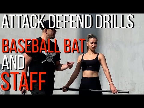 baseball bat / staff - attack / defend drills- building basic human movement patterns