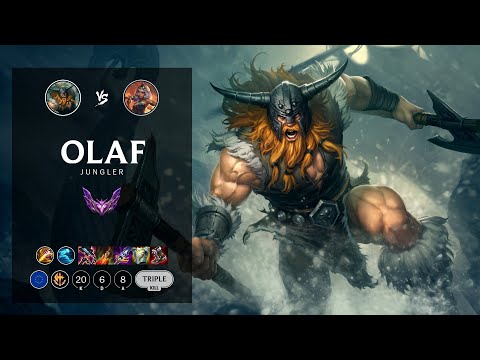 Olaf Jungle vs Qiyana - EUW Master Patch 12.17