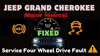 How To Repair Jeep Service Four Wheel Drive Error Message!!