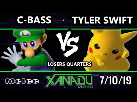 S@X 310 SSBM - C-bass (Luigi) Vs. Tyler Swift (Pikachu) - Smash Melee Losers Quarters