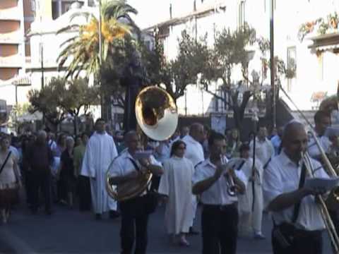 Processione di. "S. Pio di Pietrelcina"   - Girifalco 19 giugno 2011 .mpg
