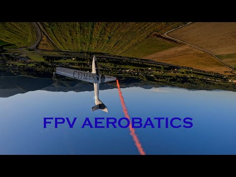 FPV Drone cinematic 4K | RC Glider aerobatics with smokes