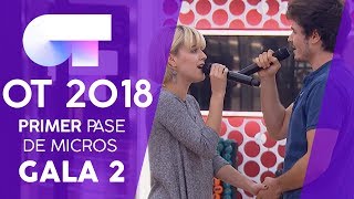 "ALMA MÍA" - MIKI y ALBA | Primer pase de micros Gala 2 | OT 2018