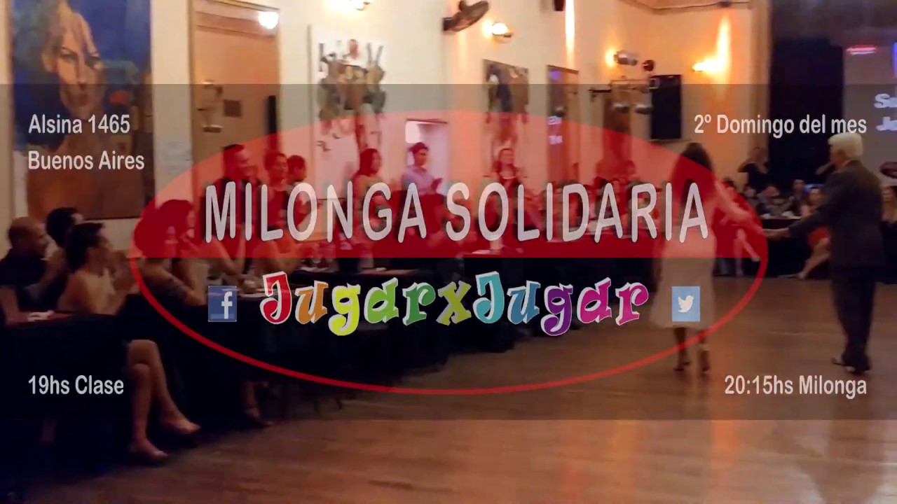 Susana Soar - Jorge García. Milonga. Milonga Solidaria JugarxJugar