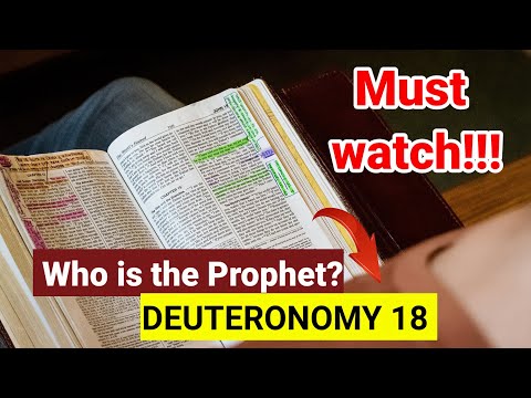 Must watch!! Who is the Prophet in Deuteronomy 18:15–19?  Full HD