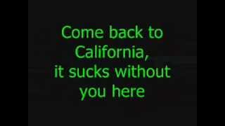 Hot Chelle Rae - Come Back to California (LYRICS)