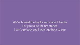 Can&#39;t Go Back Hedley lyrics