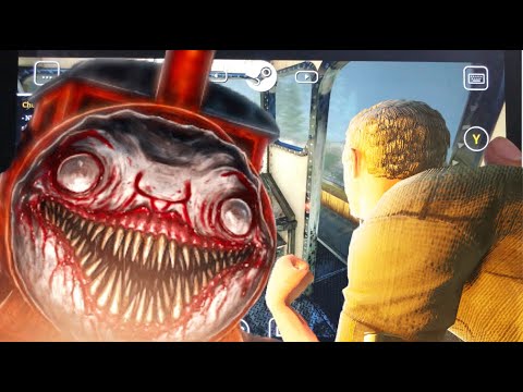 choo choo charles: attack the temple with anti-tank artillery