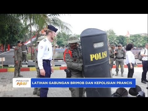 LATIHAN GABUNGAN KORBRIMOB POLRI DENGAN KEPOLISIAN PRANCIS