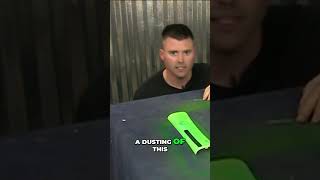 Spray Paint Trick: Achieve Awesome Shadow Effect with Water #shorts