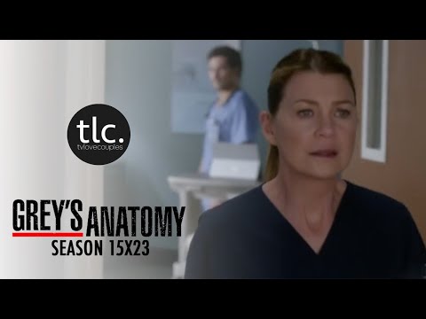 Greys Anatomy Meredith & Andrew DeLuca (MerLuca) Season 15x23
