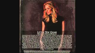 Carrie Underwood - &quot;Little Toy Guns&quot;  (Lyrics on the picture on the screen)