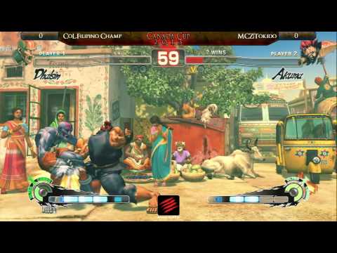 Tokido vs Filipino Champ Super Street Fighter IV AE Canada Cup 2013