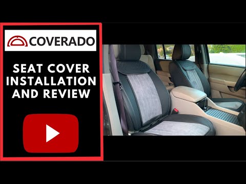 COVERADO Seat Cover Installation and Review.
