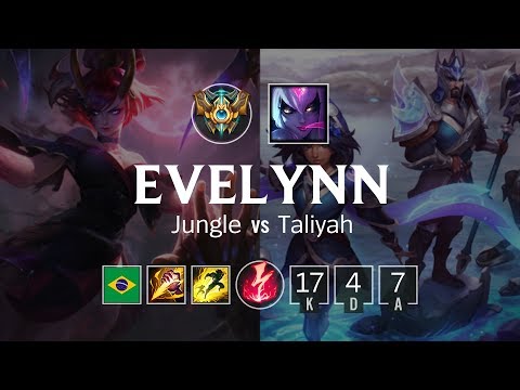 Evelynn Jungle vs Taliyah - BR Challenger Patch 8.21