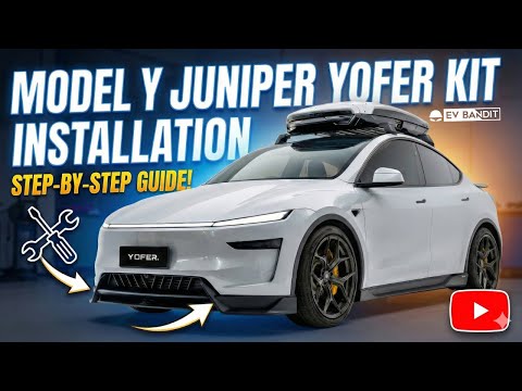 Tesla Model Y Juniper 2026 Yofer Loong Flames Pro Body Kit Install Full Step by Step Guide