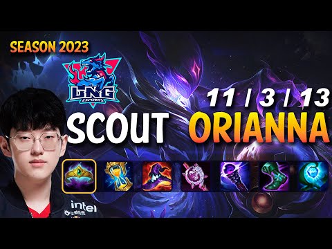 LNG Scout ORIANNA vs ZOE Mid - Patch 13.18 KR Ranked