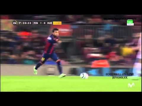 Pedro hatrick vs Huesca 16 December 2014