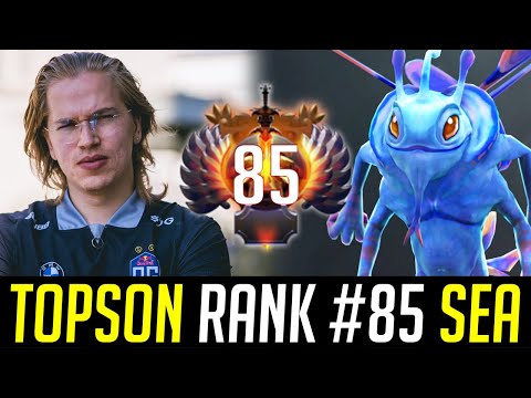 Topson reach RANK 85 in SEA region DOTA 2