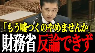 【財務省の嘘】※ついに本物が現れた！会田参考人がキレキレの徹底追及で財務省の妄言を完全論破してしまう…【消費税】