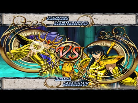 Cancer Mephisto vs Libra Shiryu - Saint Seiya: The Hades
