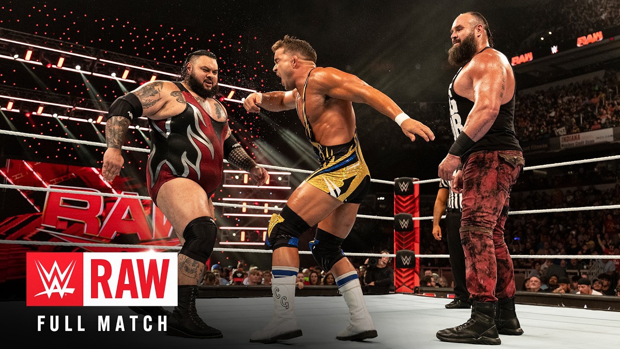 FULL MATCH: Braun Strowman vs. Bronson Reed vs. Chad Gable | Triple Threat Match: Raw, June 24, 2024