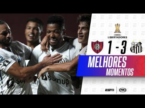 ELE TEM 16 ANOS E MARCOU NA LIBERTADORES! Melhores momentos de San Lorenzo 1 x 3 Santos