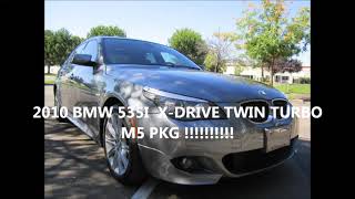 preview picture of video '2010 BMW 535I X-DRIVE TWIN TURBO M5 PKG  BY NORTH STAR AUTO SALE'