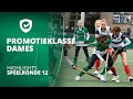 Promotieklasse Dames - 2022/2023 - Doelpunten Speelronde 12