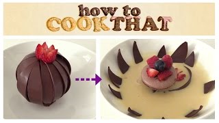 MAGIC CHOCOLATE FLOWER DESSERT How To Cook That Ann Reardon