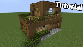 Minecraft: How To Build a Small Modern House Tutorial (Easy)
