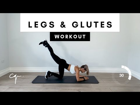 30 Min LEGS AND GLUTES WORKOUT at Home | Ankle Weights Optional