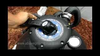 How to Backwash Your Sand Filter the Best Way for your Above Ground Pool.