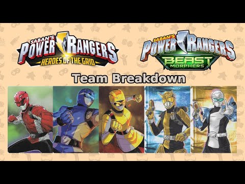 Beast Morphers – Power Rangers: Heroes of the Grid Team Breakdown