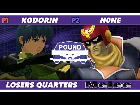 Pound 2021 Losers Quarters - KoDoRin (Marth) Vs. n0ne (Falcon) SSBM Melee Tournament