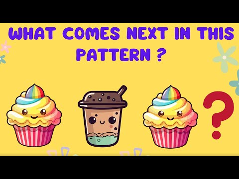 Patterns Quiz | Find the next thing in the pattern | Kindergarten, Grade1 quiz | Food Pattern Quiz