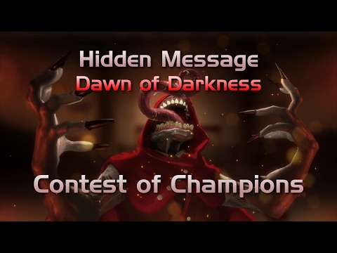 Hidden Message on the "Dawn of Darkness" Video - Contest of Champions