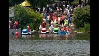 preview picture of video 'Glen Ellyn Cardboard Boat Regatta - MarioKart 2011'