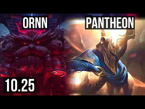 ORNN vs PANTHEON (TOP) | 5/1/5, 400+ games | KR Diamond | v10.25