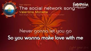 Valentina Monetta - &quot;The Social Network Song&quot; (San Marino) - [Karaoke version]