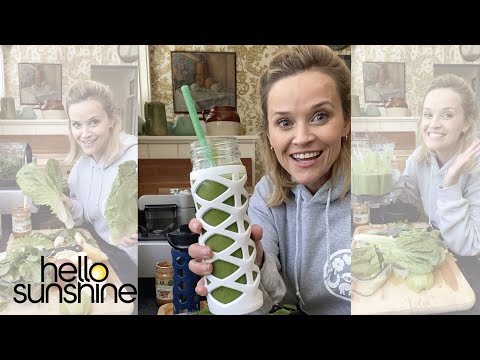Reese Witherspoon's favorite green smoothie recipe courtesy of Kerry Washington