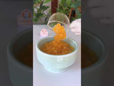 Who_Can_Resist_Mouth-Watering_Yellow_Peach_Ice_Cream #chef #chefcat #tiktok