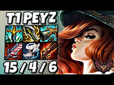 T1 Peyz Miss Fortune vs Aphelios [ ADC ] Korea Grandmaster 740 LP | Patch 26.1