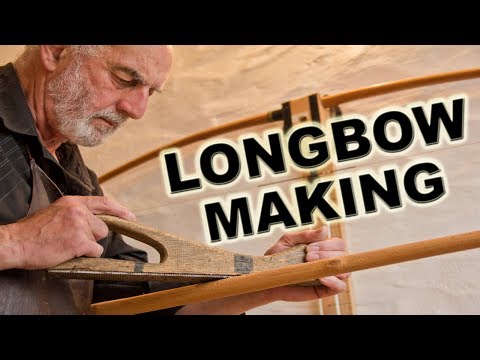 HOW TO MAKE A YEW LONGBOW part 1 `roughing out`