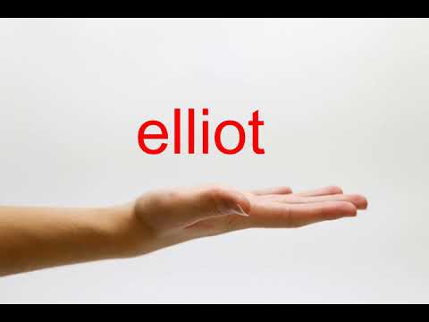 How to Pronounce elliot - American English