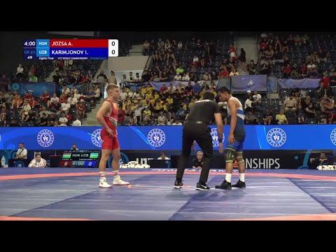 Eighth Final • U17 GR 65Kg • Attila JOZSA (HUN) vs. Islombek KARIMJONOV (UZB)
