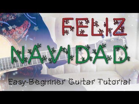 Feliz Navidad Guitar Lesson + Tutorial | Easy Christmas Song with Simple Strumming Pattern