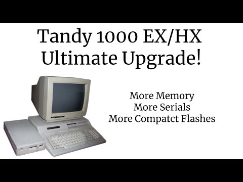 The Ultimate Tandy 1000 EX and 1000 HX Upgrade #SepTandy