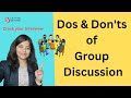 Dos And Don Ts Of Group Discussion Tips To Crack Group Discussion Gd