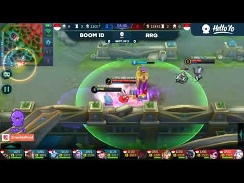 RRQ vs BOOM ID Match 1 - HELLO YO TOURNAMENT